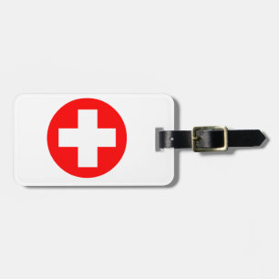 Medische kruis bagagelabel