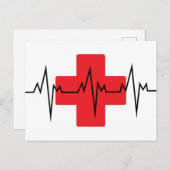 Medische kruising briefkaart (Voorkant / Achterkant)