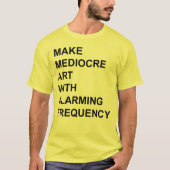 Medische kunst maken met alarmerende frequentie t-shirt (Voorkant)