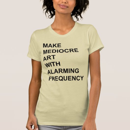 Medische kunst maken met alarmerende frequentie t-shirt (Voorkant)