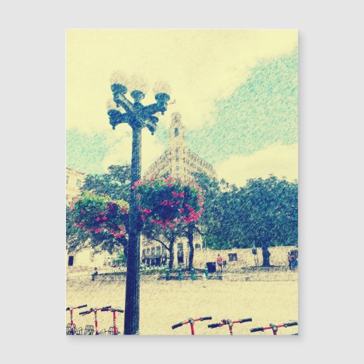 Medische Kunsten Gebouwmagneet (Voorkant)