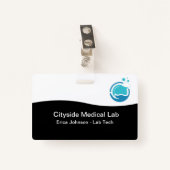 Medische Lab personeel Bulk Naam Badges (Voorkant met clip)