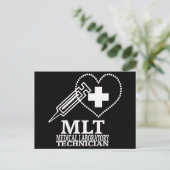 MEDISCHE LAB TECH LOGO BRIEFKAART (Staand voorkant)