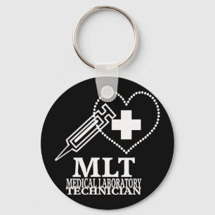 MEDISCHE LAB TECH LOGO SLEUTELHANGER