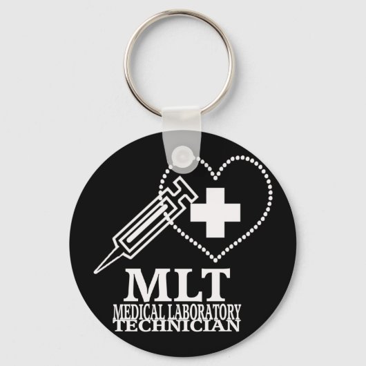 MEDISCHE LAB TECH LOGO SLEUTELHANGER (Voorkant)