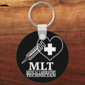 MEDISCHE LAB TECH LOGO SLEUTELHANGER (Voorkant)