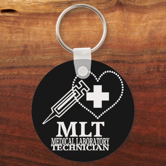 MEDISCHE LAB TECH LOGO SLEUTELHANGER (Voorkant)