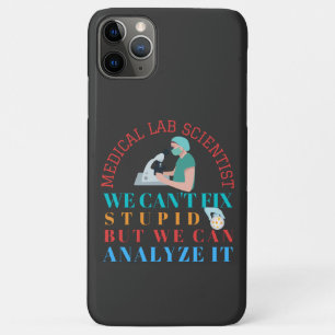 MEDISCHE LAB WETENSCHAPPELIJK KAN GEEN STUPID VAST Case-Mate iPhone CASE
