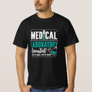 Medische laboratoriumtechnicus t-shirt