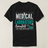 Medische laboratoriumtechnicus t-shirt (Design voorkant)