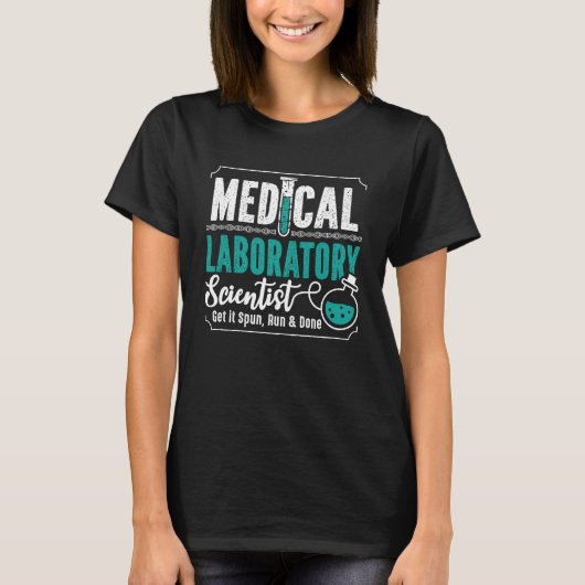 Medische laboratoriumtechnicus t-shirt (Voorkant)