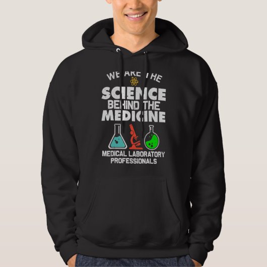 Medische Laboratoriumwetenschap Lab Tech Hoodie (Voorkant)