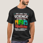 Medische Laboratoriumwetenschap Mannen Vrouwen Lab T-shirt (Voorkant)