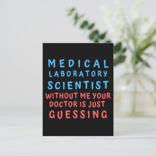 MEDISCHE LABORATORIUMWETENSCHAPPELIJK ZONDER MIJ U BRIEFKAART