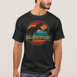 Medische Laboratoriumwetenschapper Dinosaur T-shirt