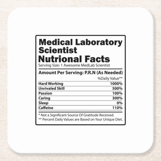 Medische labwetenschappers | Cadeau voor laborator Kartonnen Onderzetters (Voorkant)