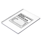 Medische labwetenschappers | Cadeau voor laborator Notitieboek (Linkerzijde)