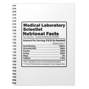 Medische labwetenschappers   Cadeau voor laborator Notitieboek