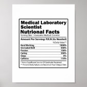 Medische labwetenschappers | Cadeau voor laborator Poster (Voorkant)