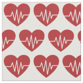 Medische liefde Hartpatroon Stof (Close Up)