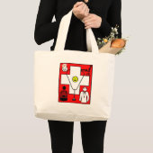 MEDISCHE LOGO GROTE TOTE BAG (Voorkant (product))