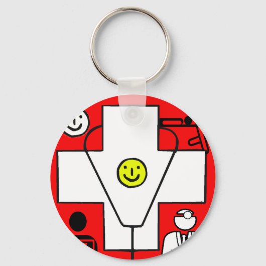 MEDISCHE LOGO SLEUTELHANGER (Voorkant)