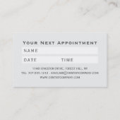 Medische Logo, tandartsafspraak Visitekaartje (Achterkant)