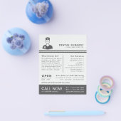 Medische Logo, tandheelkunde, tandheelkundige Adve Flyer (Enkel)