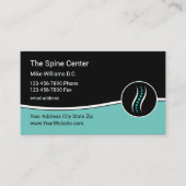 Medische Logo van de wervelkolom Visitekaartje (Voorkant)