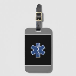 Medische Logo voor noodgevallen Bagagelabel