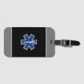 Medische Logo voor noodgevallen  Bagagelabel (Voorkant (horizontaal))