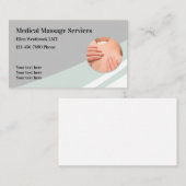 Medische massagediensten Modern Visitekaartje (Voorkant / Achterkant)