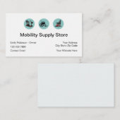 Medische Mobiliteitsbenodigdheden Visitekaartje (Voorkant / Achterkant)