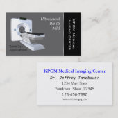 Medische MRI beeldvorming Visitekaartje (Voorkant / Achterkant)