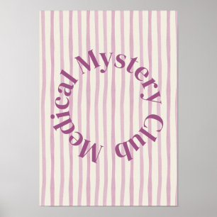 'Medische Mysterieclub' Grappige Chronische Ziekte Poster