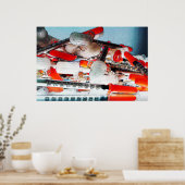 Medische naalden poster (Keuken)