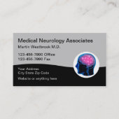 Medische neurologische Visitekaartjes voor een neu (Voorkant)
