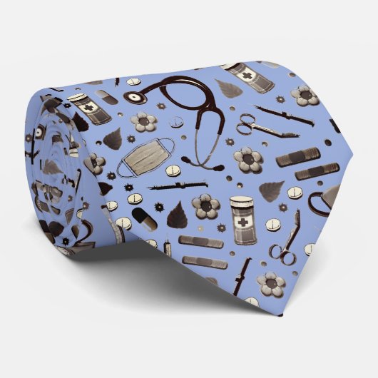 Medische nieuwigheid stropdas (Opgerold)