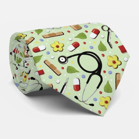 Medische nieuwigheid stropdas (Opgerold)