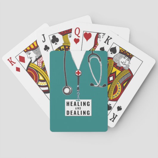 Medische Nieuwigheidscadeauspelkaarten Pokerkaarten (Achterkant)