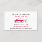 Medische nooddiensten | Ambulance Visitekaartje (Voorkant)