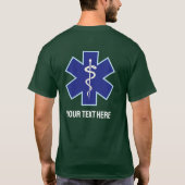 Medische nooddiensten Paramedische T-shirt (Achterkant)