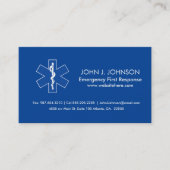 Medische nooddiensten visitekaartje (Voorkant)