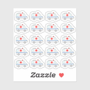 Medische Noodhulp Ambulance Paramedicus Bujo Plann Sticker