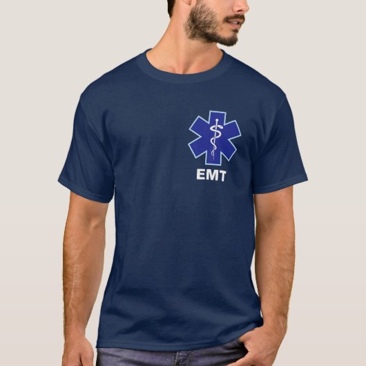 Medische noodtechnicus EMT EMS Mannen Vrouwen Par T-shirt (Voorkant)