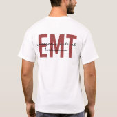 Medische noodtechnicus EMT T-shirt (Achterkant)