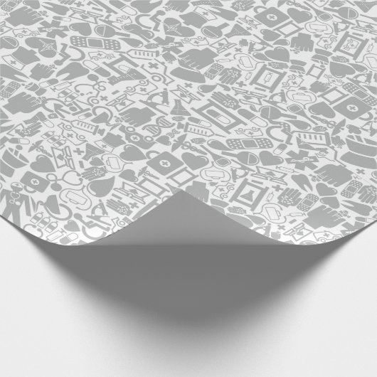 Medische objecten cadeaupapier (Hoek)