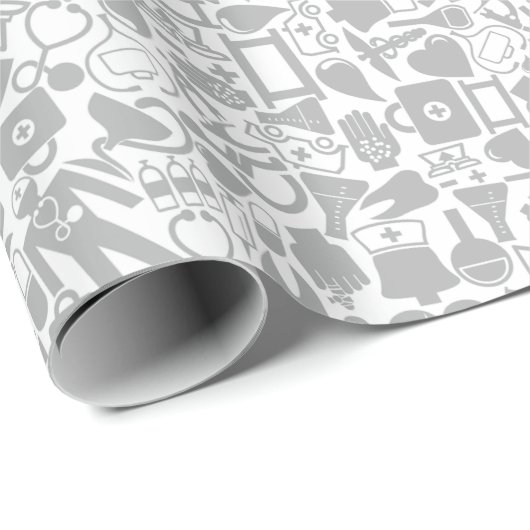 Medische objecten cadeaupapier (Rol Hoek)