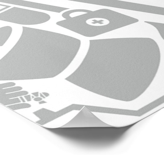 Medische objecten poster (Hoek)