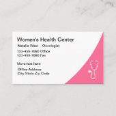 Medische oncoloog tegen kanker Medische Visitekaar Visitekaartje (Voorkant)